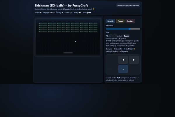 Brickman (DX-balls) – by FussyCraft