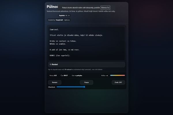 Půlnoční cesta By FussyCraft - Lajkto.Eu